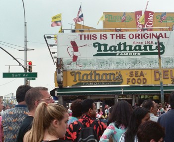 Surf Avenue and Nathan's Hot Dogs
