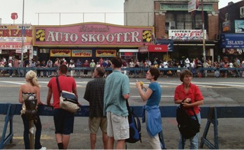 People Lined up for Parade