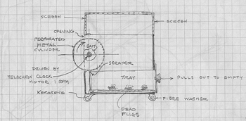 Electro-Mechanical Fly Catcher