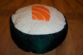 Salmon Roll Pillow