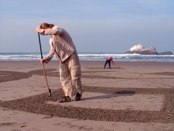 Raking Sand