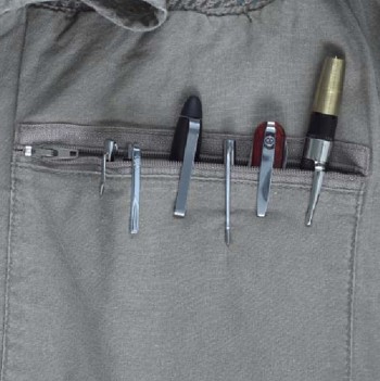 Pen Knives in Shirt Pocket