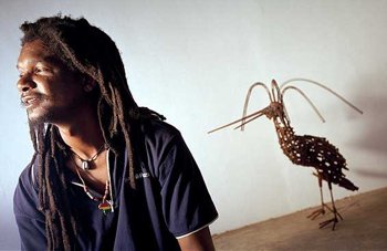 Fiel dos Santos With His Bird