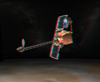 Anaglyph of Mars Orbiter