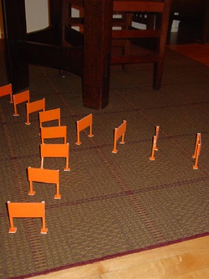 Lee Hargadon's "The Somerville Gates" on table