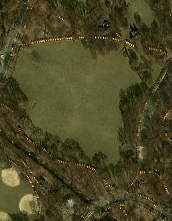 The Gates seen from satellite