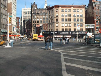 Union Square Facing North