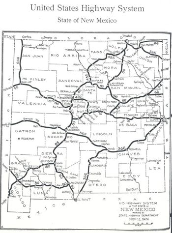 Map of Route 666 in New Mexico map of new mexico state. Map of Route 666 in New Mexico